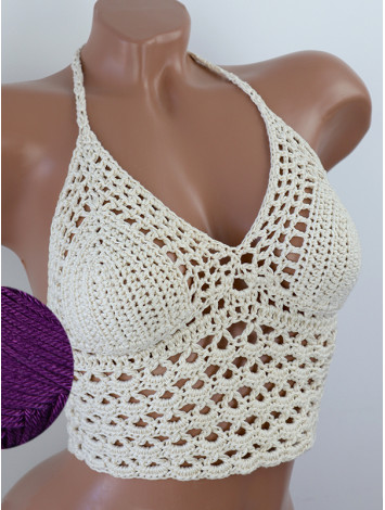 Corset-Style: Lace Labyrinth - Топ В'язаний Гачком