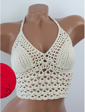 Corset-Style: Lace Labyrinth - Топ В'язаний Гачком