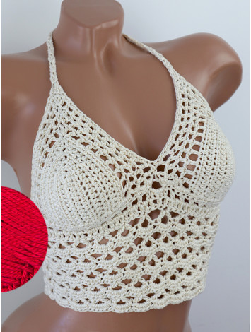 Corset-Style: Lace Labyrinth - Топ В'язаний Гачком