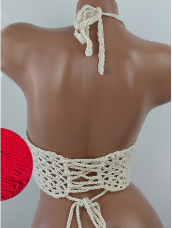 Corset-Style: Lace Labyrinth - Топ В'язаний Гачком