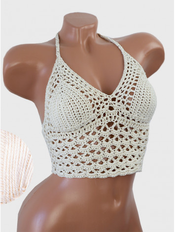 Corset-Style: Lace Labyrinth - Топ В'язаний Гачком