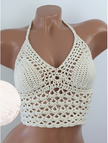 Corset-Style: Lace Labyrinth - Топ В'язаний Гачком