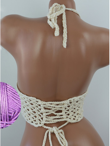 Corset-Style: Lace Labyrinth - Топ В'язаний Гачком