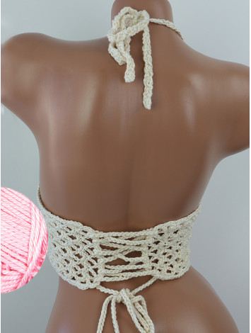 Corset-Style: Lace Labyrinth - Топ В'язаний Гачком