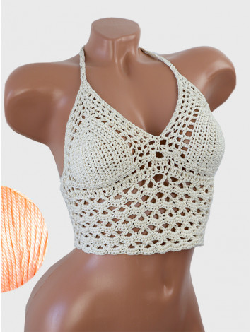 Corset-Style: Lace Labyrinth - Топ В'язаний Гачком