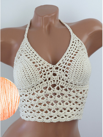 Corset-Style: Lace Labyrinth - Топ В'язаний Гачком