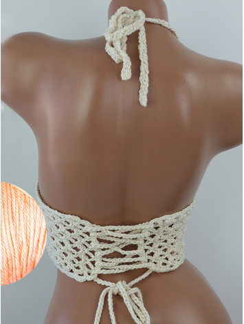 Corset-Style: Lace Labyrinth - Топ В'язаний Гачком