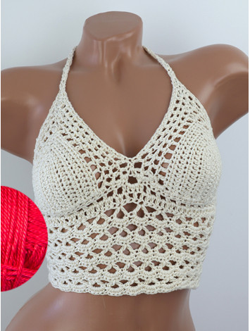 Corset-Style: Lace Labyrinth - Топ В'язаний Гачком