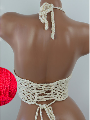 Corset-Style: Lace Labyrinth - Топ В'язаний Гачком