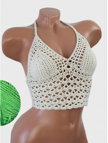 Corset-Style: Lace Labyrinth - Топ В'язаний Гачком