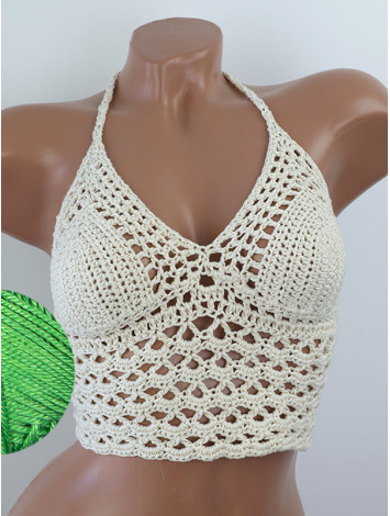 Corset-Style: Lace Labyrinth - Топ В'язаний Гачком