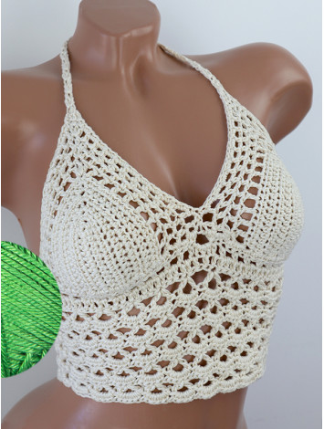 Corset-Style: Lace Labyrinth - Топ В'язаний Гачком