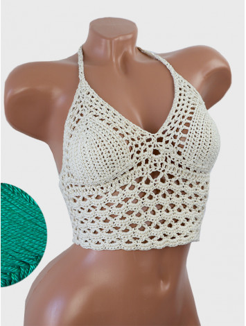 Corset-Style: Lace Labyrinth - Топ В'язаний Гачком