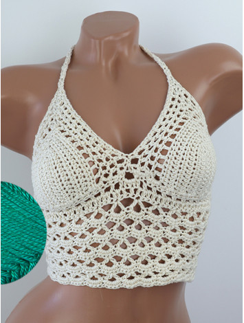 Corset-Style: Lace Labyrinth - Топ В'язаний Гачком