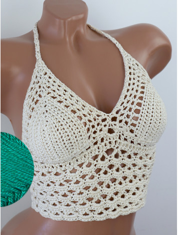 Corset-Style: Lace Labyrinth - Топ В'язаний Гачком