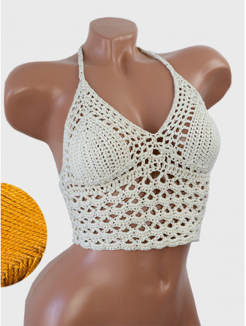 Corset-Style: Lace Labyrinth - Топ В'язаний Гачком