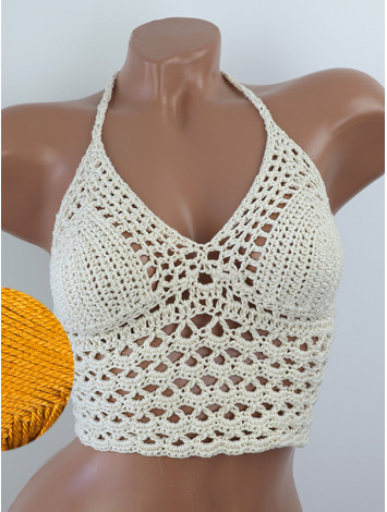 Corset-Style: Lace Labyrinth - Топ В'язаний Гачком