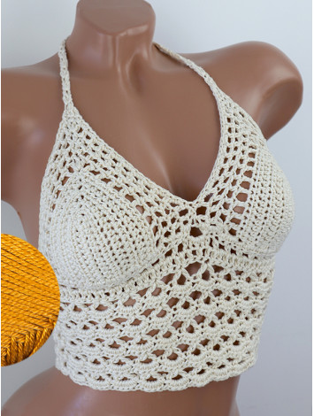 Corset-Style: Lace Labyrinth - Топ В'язаний Гачком