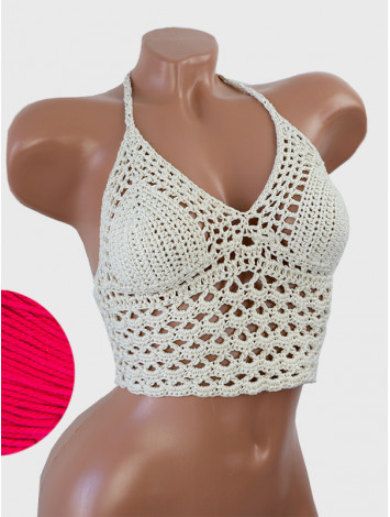 Corset-Style: Lace Labyrinth - Топ В'язаний Гачком