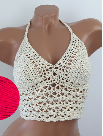 Corset-Style: Lace Labyrinth - Топ В'язаний Гачком