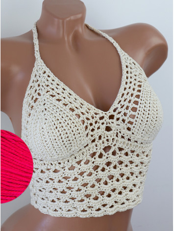 Corset-Style: Lace Labyrinth - Топ В'язаний Гачком