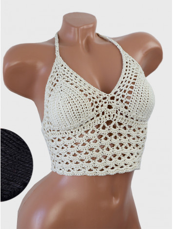 Corset-Style: Lace Labyrinth - Топ В'язаний Гачком