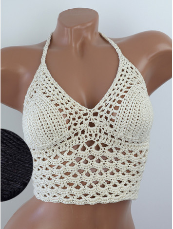 Corset-Style: Lace Labyrinth - Топ В'язаний Гачком