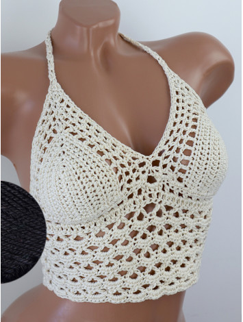 Corset-Style: Lace Labyrinth - Топ В'язаний Гачком