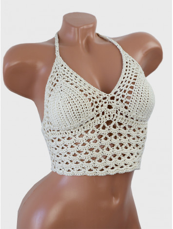 Corset-Style: Lace Labyrinth - Crochet Bikini Top