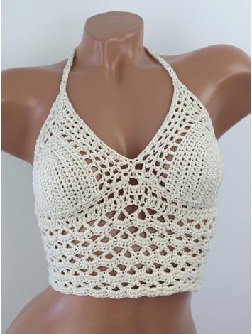 Corset-Style: Lace Labyrinth - Топ В'язаний Гачком