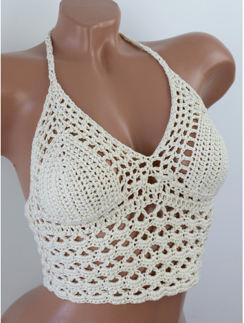 Corset-Style: Lace Labyrinth - Топ В'язаний Гачком