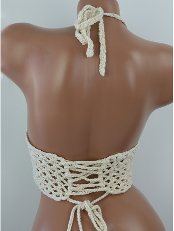 Corset-Style: Lace Labyrinth - Топ В'язаний Гачком