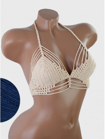 Open Stitch: Weave-Up Embrace - Топ В'язаний Гачком