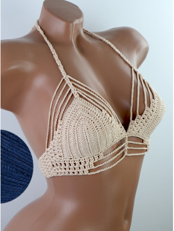 Open Stitch: Weave-Up Embrace - Топ В'язаний Гачком