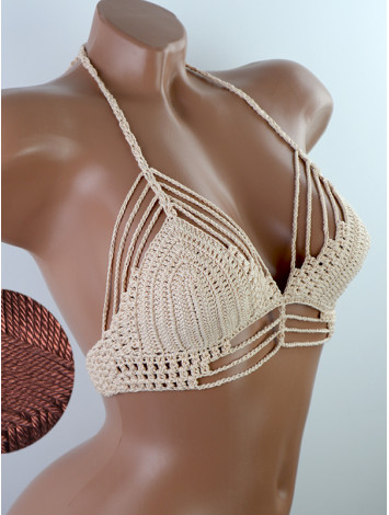 Open Stitch: Weave-Up Embrace - Топ В'язаний Гачком