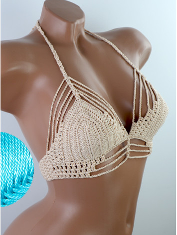 Open Stitch: Weave-Up Embrace - Топ В'язаний Гачком