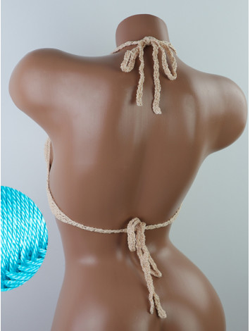 Open Stitch: Weave-Up Embrace - Топ В'язаний Гачком