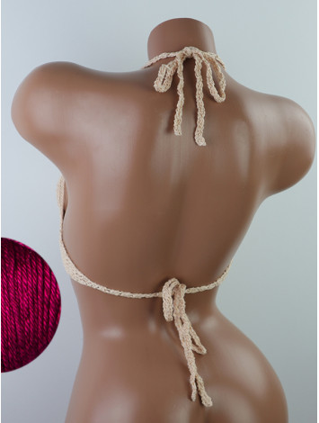 Open Stitch: Weave-Up Embrace - Топ В'язаний Гачком