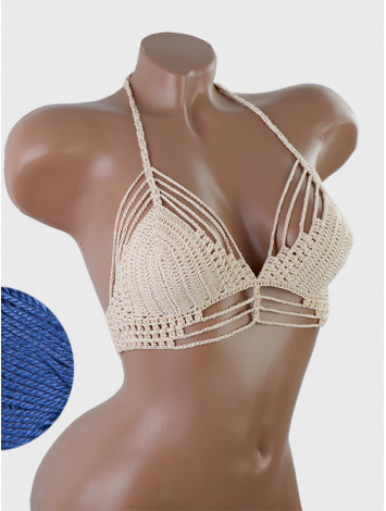 Open Stitch: Weave-Up Embrace - Топ В'язаний Гачком