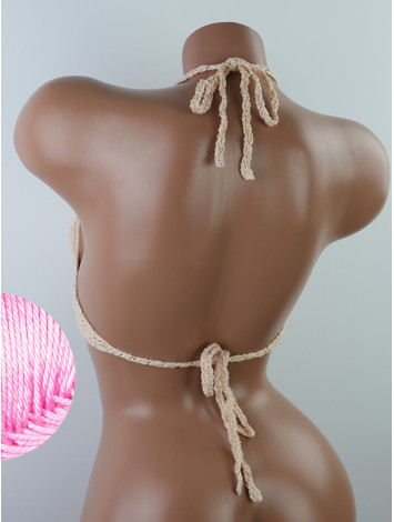 Open Stitch: Weave-Up Embrace - Топ В'язаний Гачком