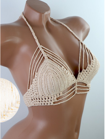 Open Stitch: Weave-Up Embrace - Топ В'язаний Гачком