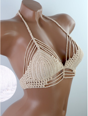 Open Stitch: Weave-Up Embrace - Топ В'язаний Гачком