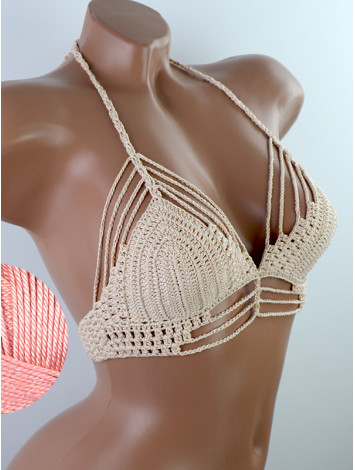 Open Stitch: Weave-Up Embrace - Топ В'язаний Гачком