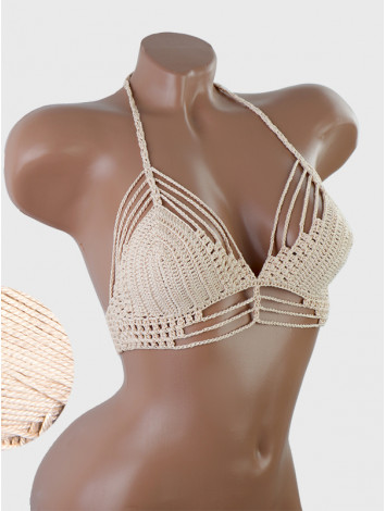 Open Stitch: Weave-Up Embrace - Топ В'язаний Гачком