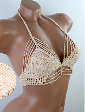 Open Stitch: Weave-Up Embrace - Топ В'язаний Гачком