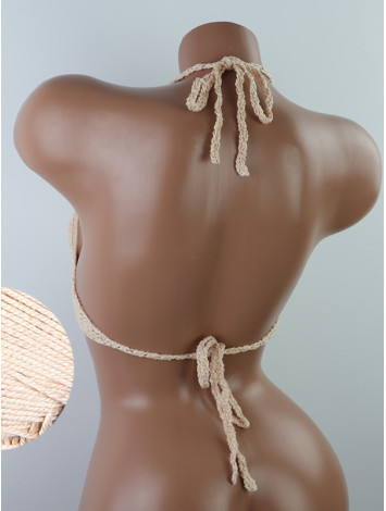 Open Stitch: Weave-Up Embrace - Топ В'язаний Гачком