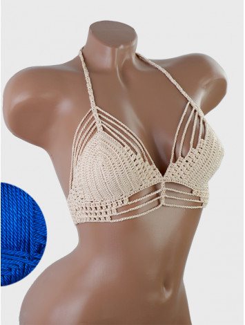 Open Stitch: Weave-Up Embrace - Топ В'язаний Гачком