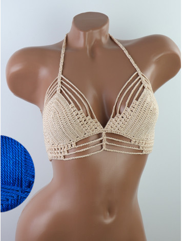 Open Stitch: Weave-Up Embrace - Топ В'язаний Гачком