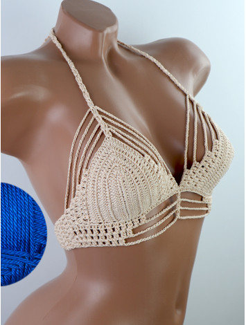 Open Stitch: Weave-Up Embrace - Топ В'язаний Гачком