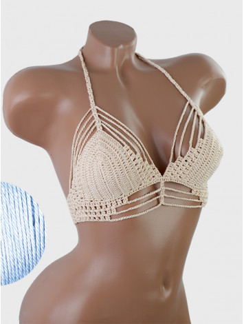 Open Stitch: Weave-Up Embrace - Топ В'язаний Гачком